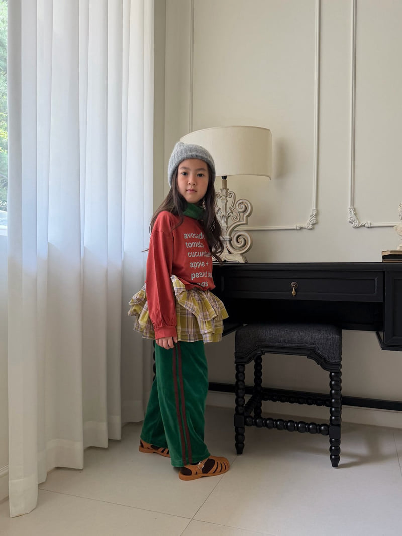 Bon Bon Butik - Korean Children Fashion - #Kfashion4kids - Veloure Line Pants - 8