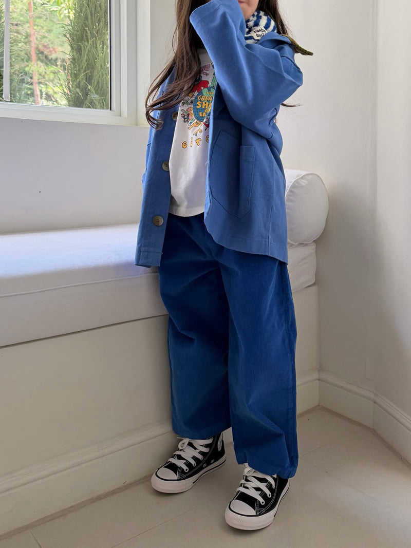 Bon Bon Butik - Korean Children Fashion - #childrensboutique - Corduroy Tams Pants - 3