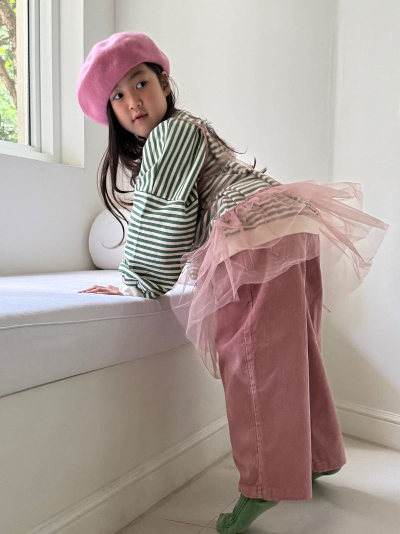 Bon Bon Butik - Korean Children Fashion - #childrensboutique - Corduroy Tams Pants - 4