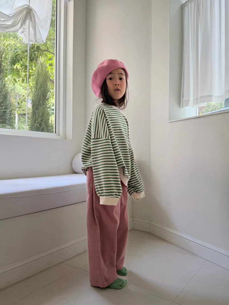 Bon Bon Butik - Korean Children Fashion - #discoveringself - Stripe Sweatshirts - 6