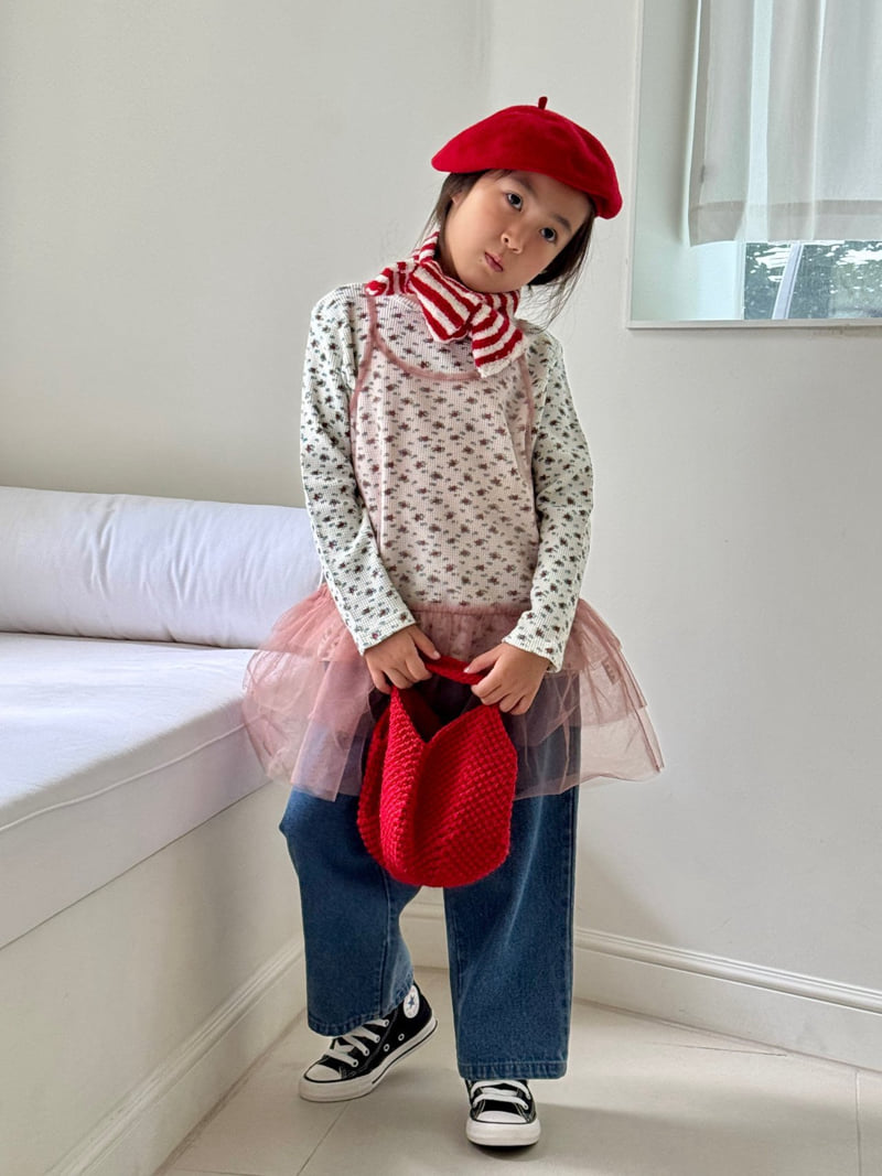 Bon Bon Butik - Korean Children Fashion - #designkidswear - Waffle Flower Tee - 4