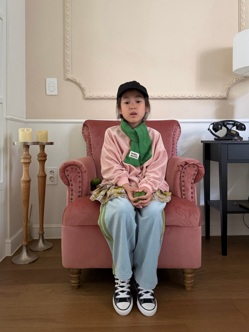 Bon Bon Butik - Korean Children Fashion - #discoveringself - Veloure Line Pants - 3