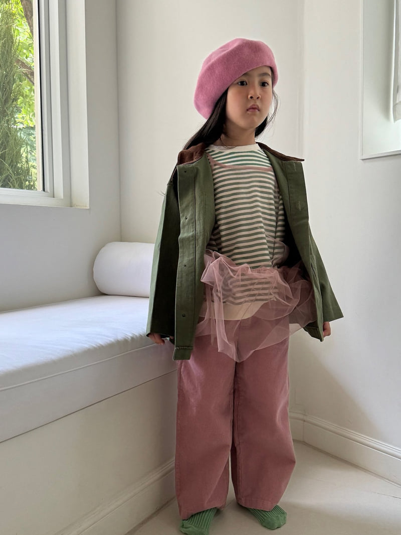 Bon Bon Butik - Korean Children Fashion - #fashionkids - Corduroy Tams Pants - 6