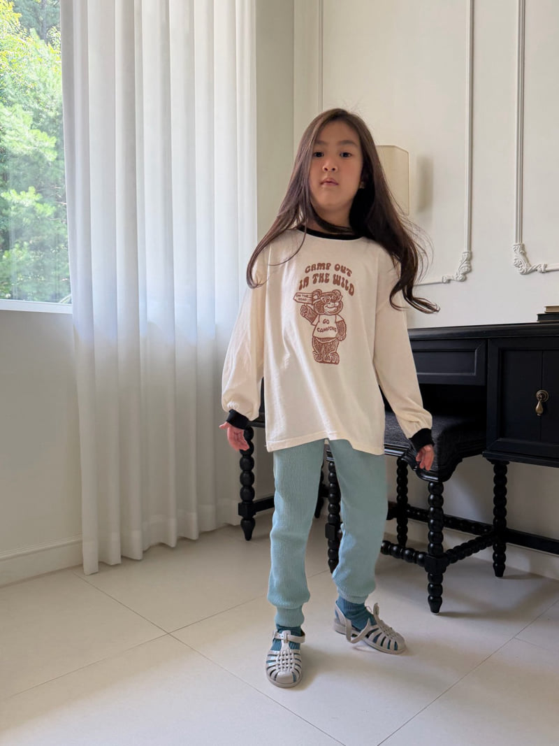 Bon Bon Butik - Korean Children Fashion - #kidsshorts - Bear Tee - 3