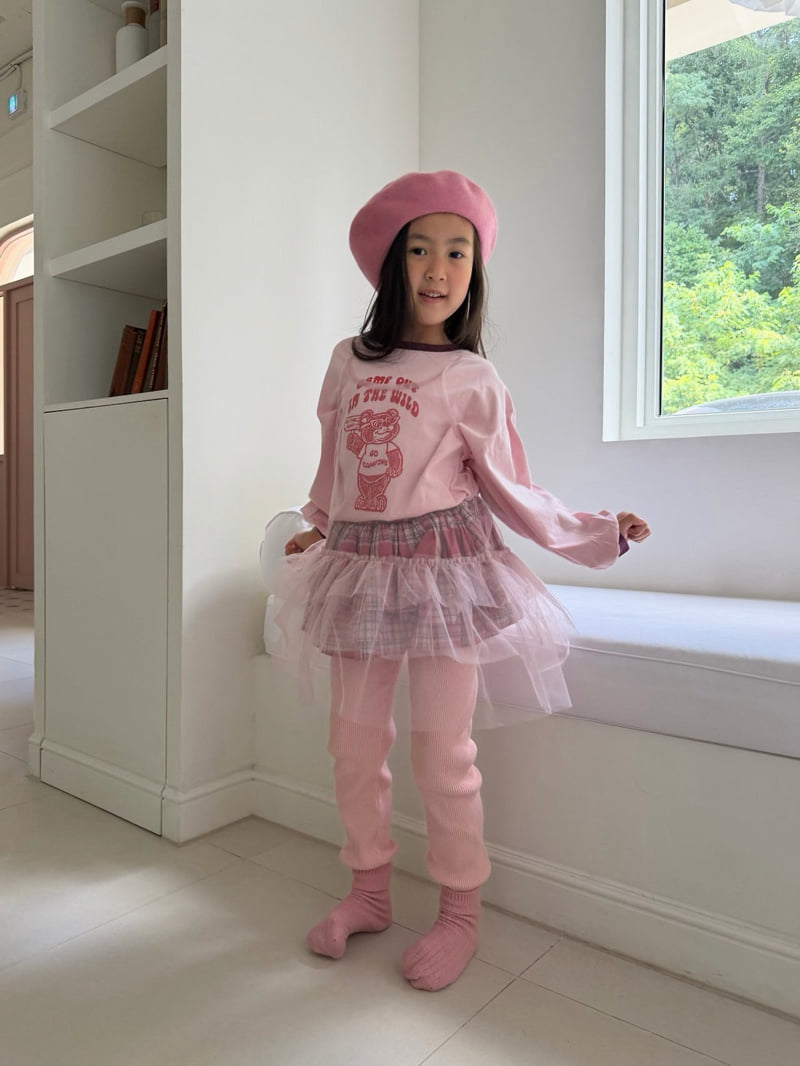 Bon Bon Butik - Korean Children Fashion - #kidsshorts - Bear Tee - 4