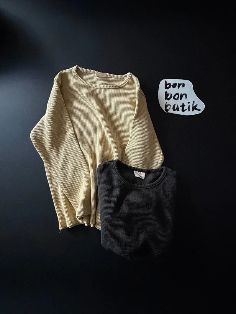 Bon Bon Butik - Korean Children Fashion - #littlefashionista - Waffle Tee