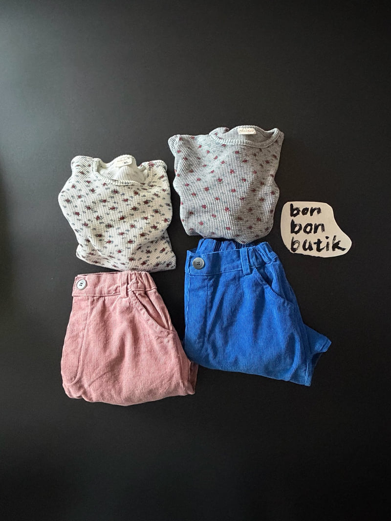 Bon Bon Butik - Korean Children Fashion - #littlefashionista - Waffle Flower Tee - 10