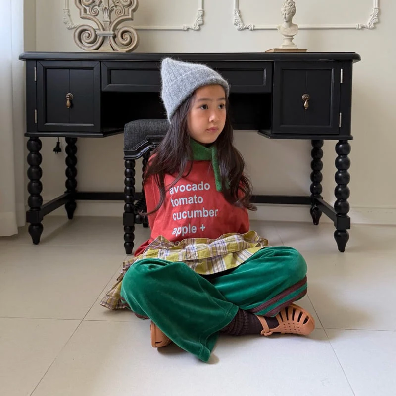 Bon Bon Butik - Korean Children Fashion - #magicofchildhood - Veloure Line Pants - 10