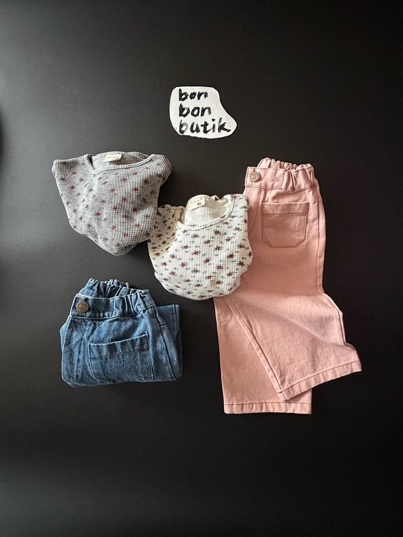 Bon Bon Butik - Korean Children Fashion - #minifashionista - Waffle Flower Tee - 12