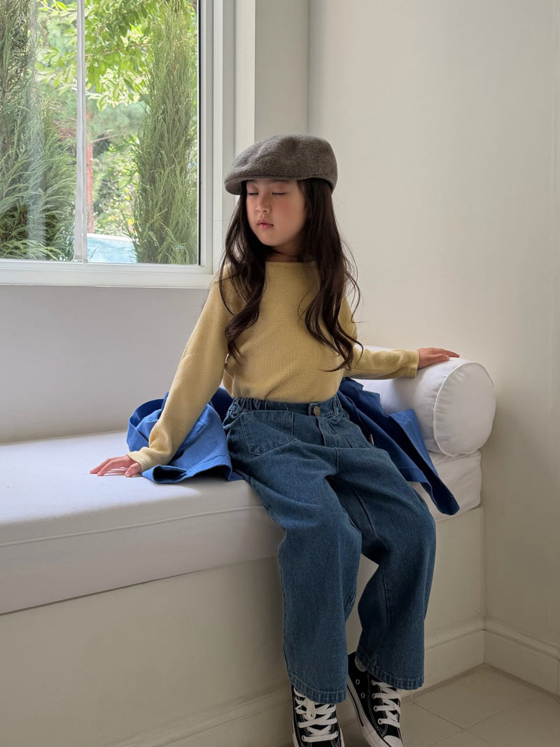 Bon Bon Butik - Korean Children Fashion - #minifashionista - Waffle Tee - 4