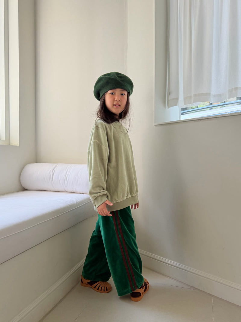 Bon Bon Butik - Korean Children Fashion - #prettylittlegirls - Veloure Line Pants - 12