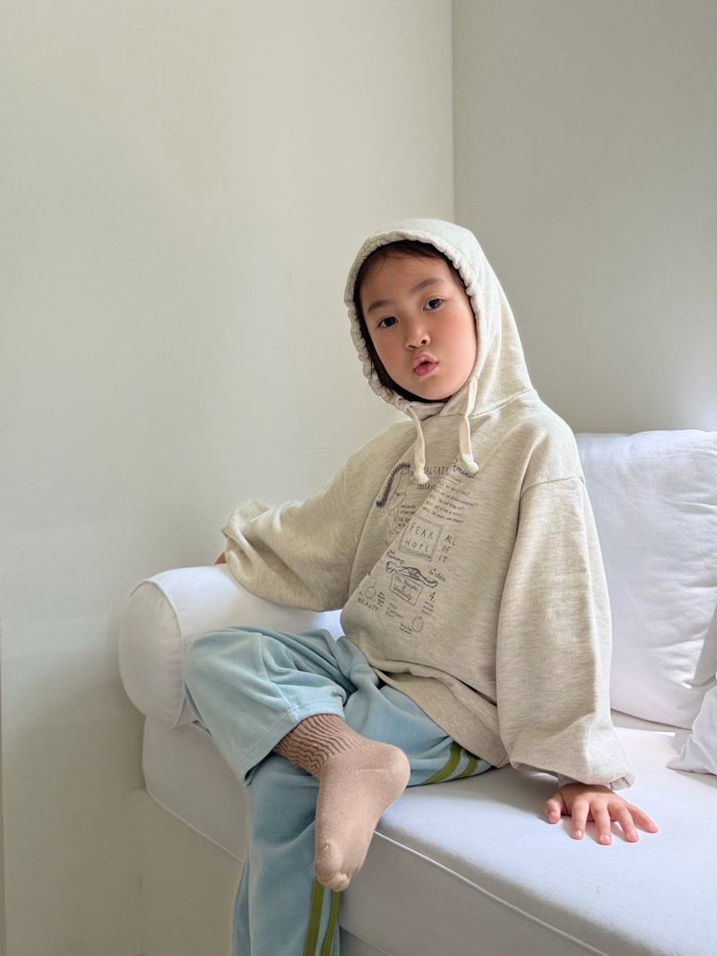 Bon Bon Butik - Korean Children Fashion - #stylishchildhood - Sketch Hoodie - 10