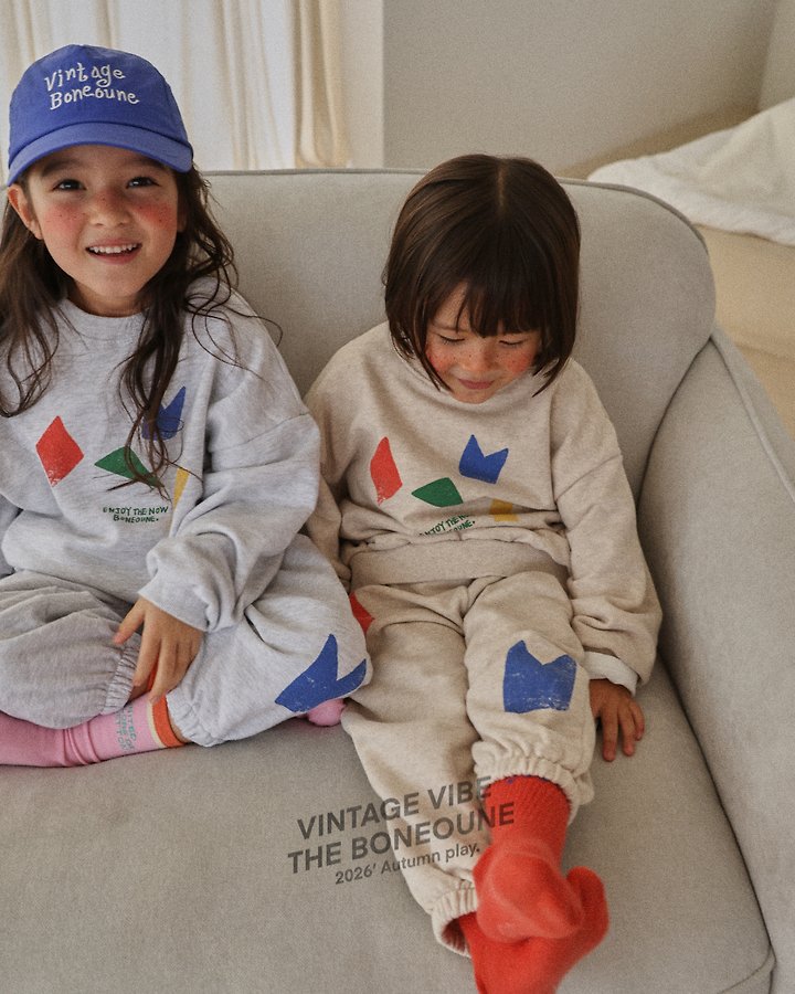 Boneoune - Korean Children Fashion - #Kfashion4kids - Shape Jogger Pants - 11