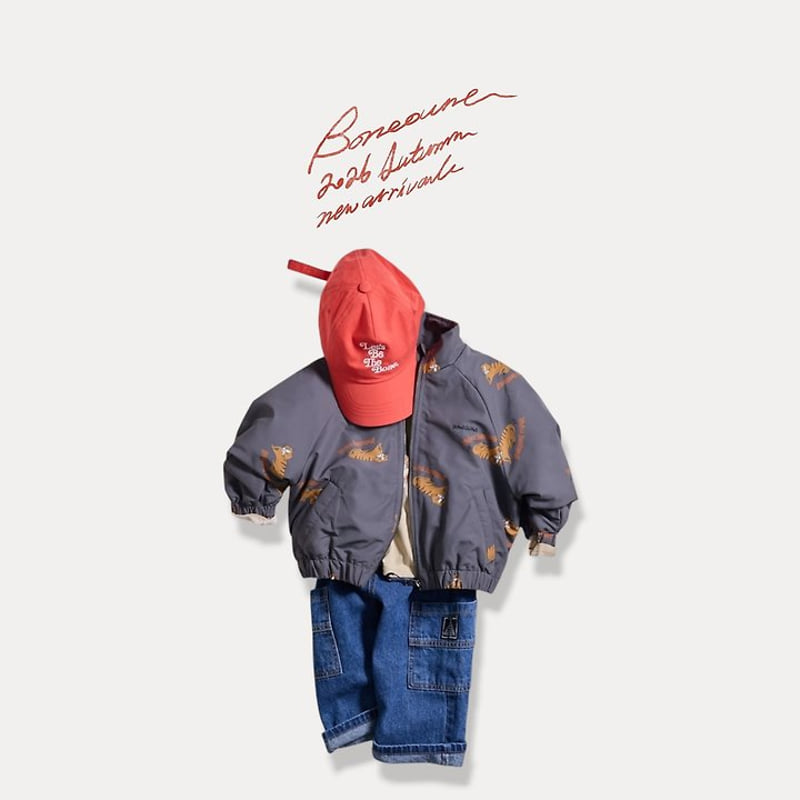 Boneoune - Korean Children Fashion - #Kfashion4kids - Pocket Cargo Denim Pants - 8