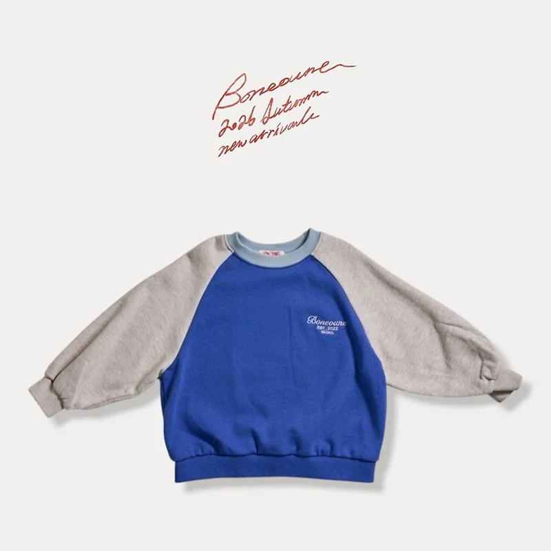 Boneoune - Korean Children Fashion - #Kfashion4kids - Crayon Raglan Sweatshirts - 3