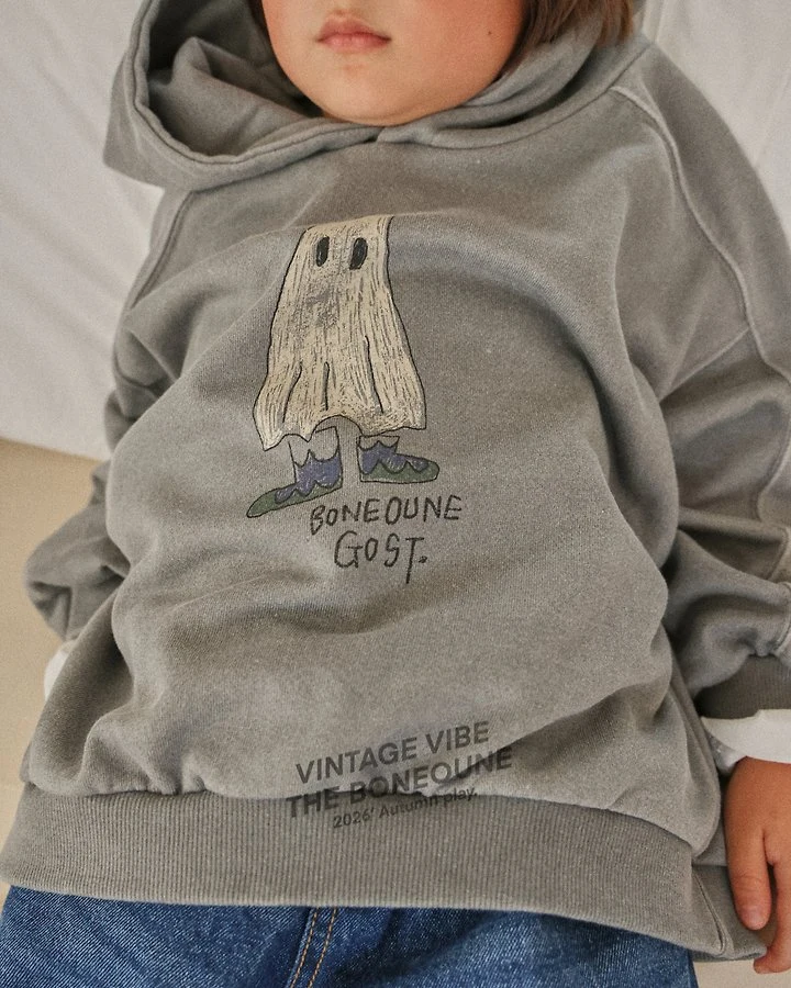 Boneoune - Korean Children Fashion - #Kfashion4kids - Ghost Hood Tee - 8