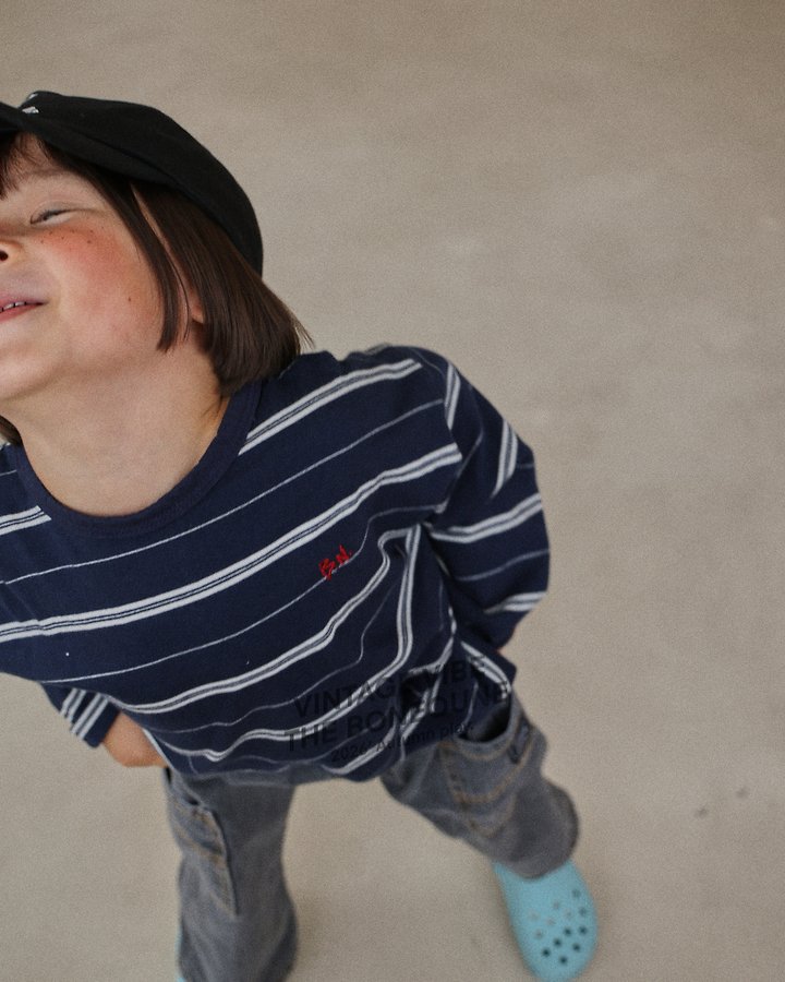 Boneoune - Korean Children Fashion - #childofig - Origin Stripe Tee - 11