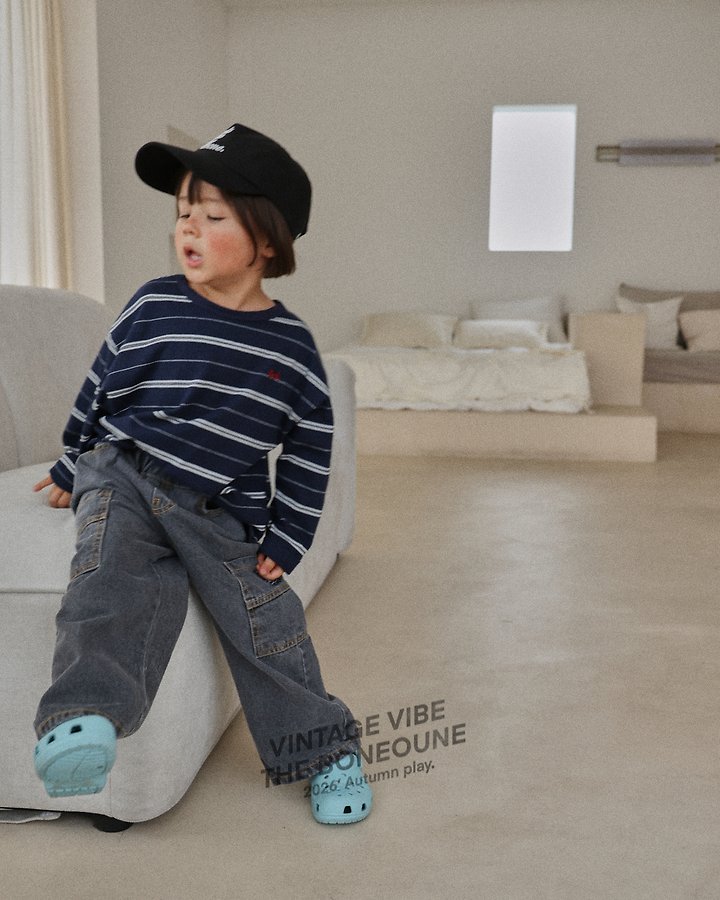 Boneoune - Korean Children Fashion - #childofig - Origin Stripe Tee - 12