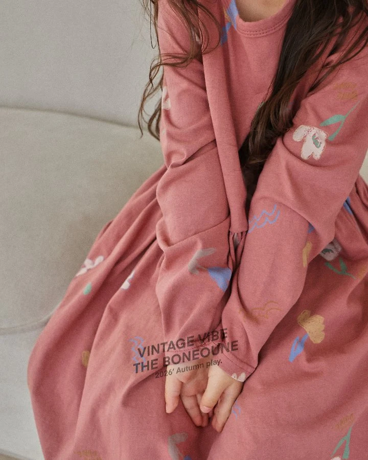 Boneoune - Korean Children Fashion - #childofig - Chello Flower One-piece - 10