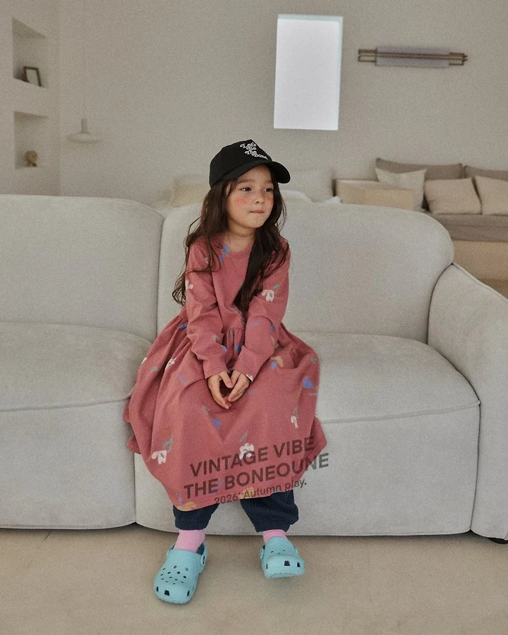 Boneoune - Korean Children Fashion - #childofig - Chello Flower One-piece - 11