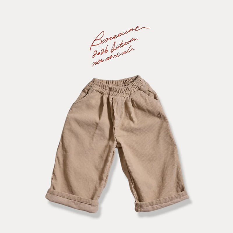 Boneoune - Korean Children Fashion - #stylishchildhood - Friends Corduroy Pants - 4