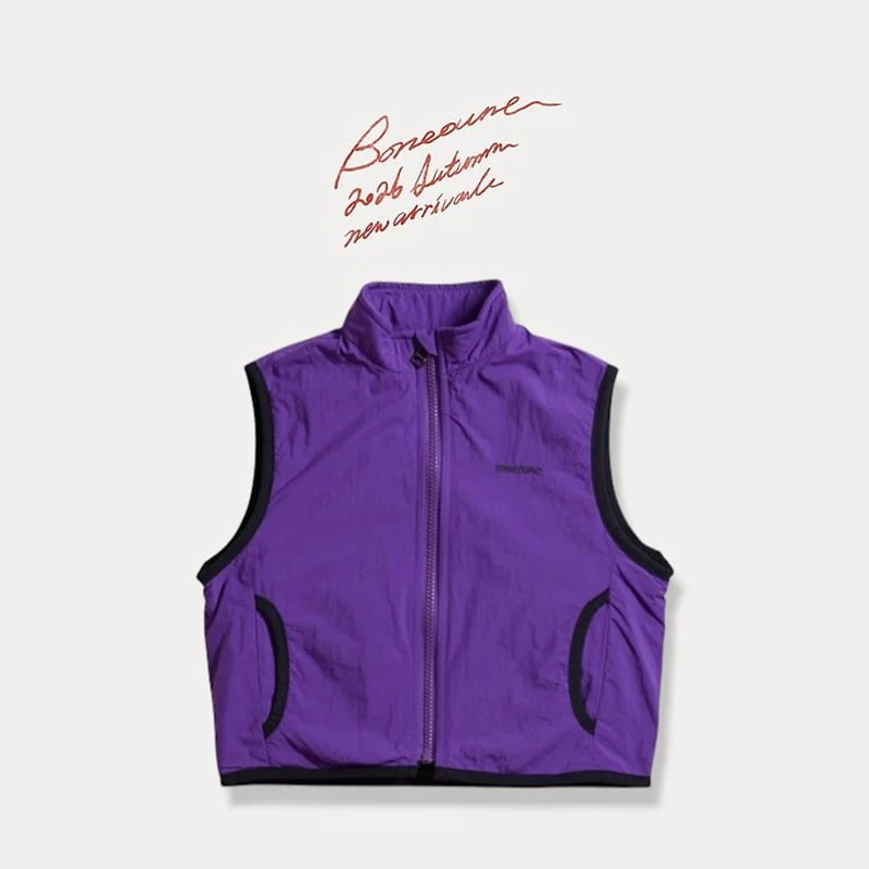 Boneoune - Korean Children Fashion - #childofig - Two Tone Vest - 3
