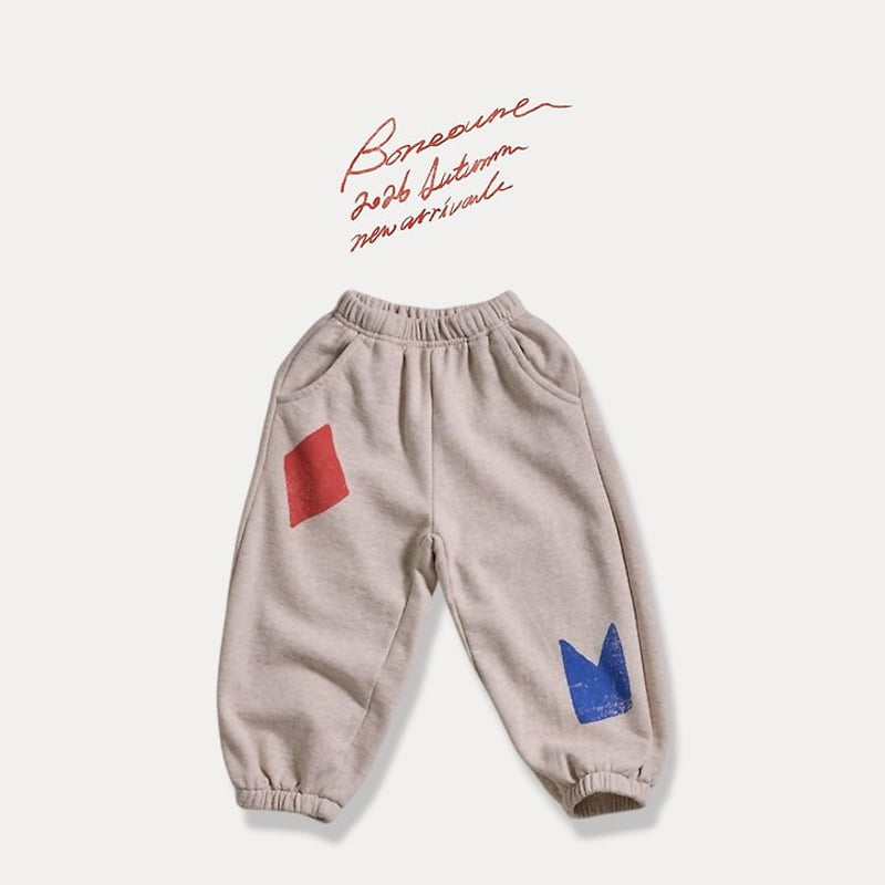 Boneoune - Korean Children Fashion - #childofig - Shape Jogger Pants - 4
