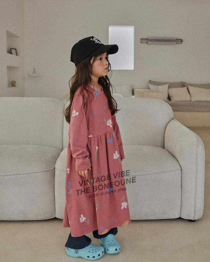 Boneoune - Korean Children Fashion - #childrensboutique - Chello Flower One-piece - 12