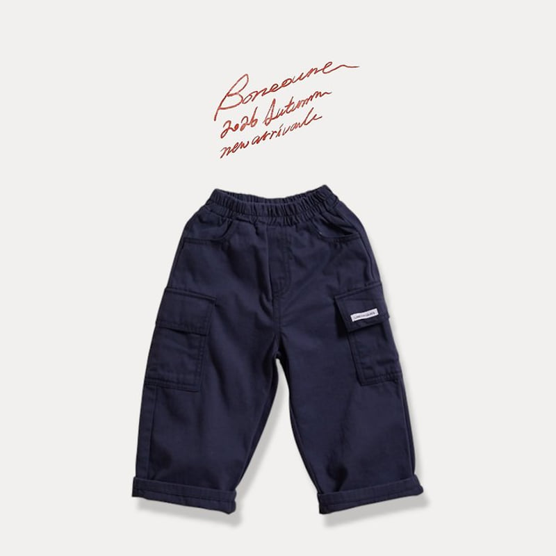 Boneoune - Korean Children Fashion - #childrensboutique - Cotton Bio Cargo Pants - 8