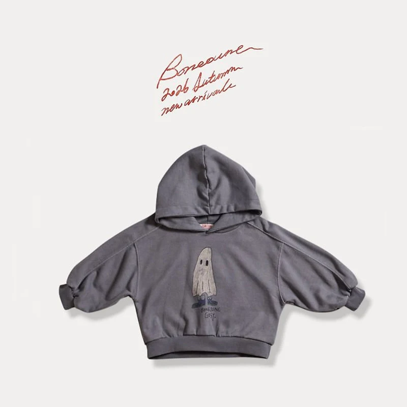 Boneoune - Korean Children Fashion - #childrensboutique - Ghost Hood Tee