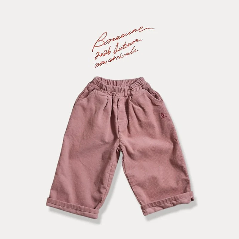 Boneoune - Korean Children Fashion - #childrensboutique - Friends Corduroy Pants - 5