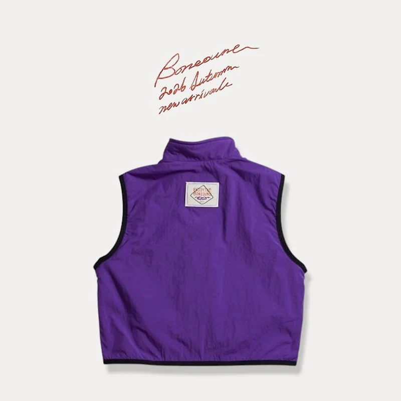 Boneoune - Korean Children Fashion - #childofig - Two Tone Vest - 4