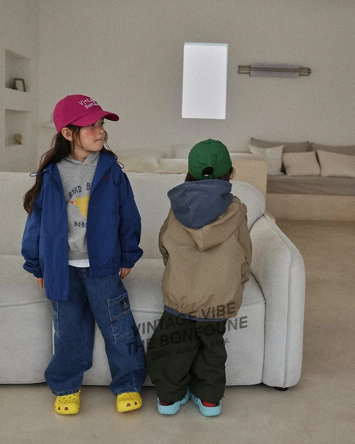 Boneoune - Korean Children Fashion - #designkidswear - Bird Crop Hood Top - 5