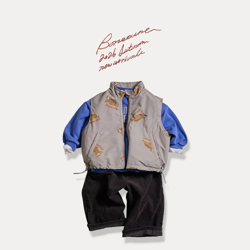 Boneoune - Korean Children Fashion - #designkidswear - Tiger Vest - 8