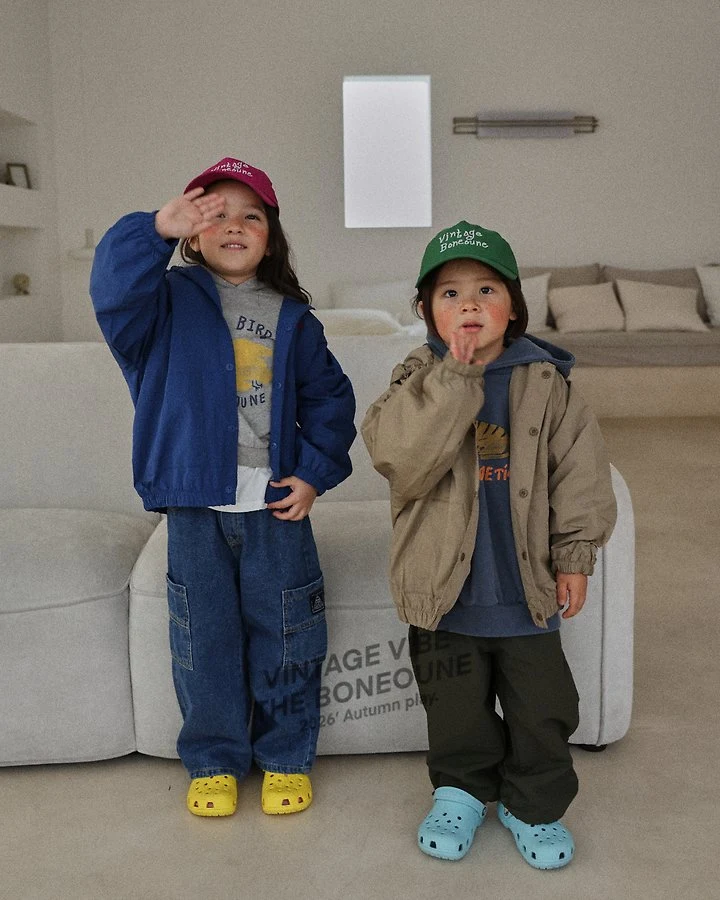 Boneoune - Korean Children Fashion - #discoveringself - Bird Crop Hood Top - 6