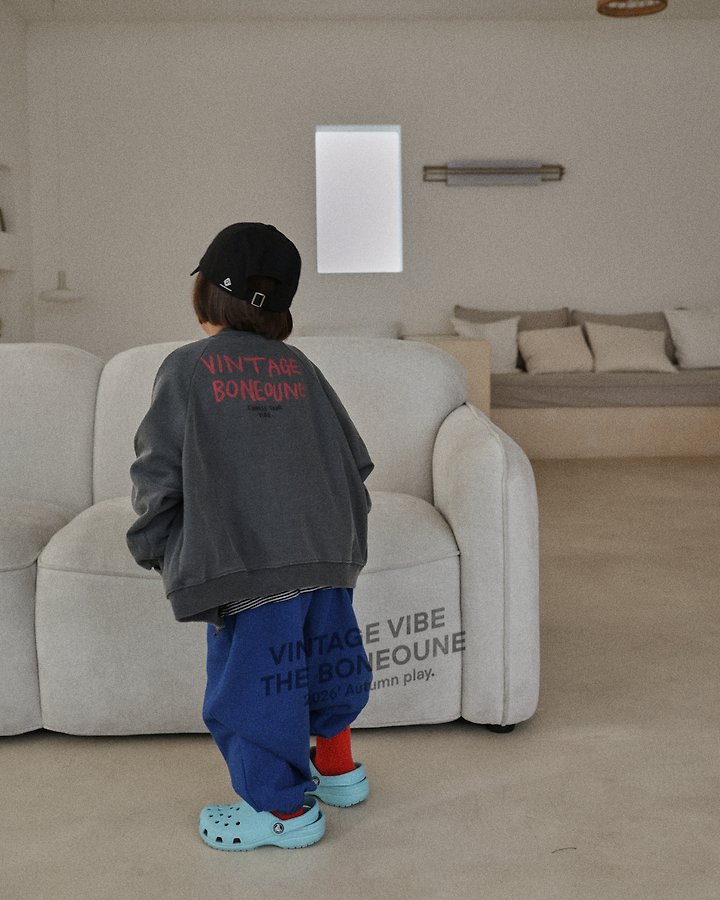 Boneoune - Korean Children Fashion - #discoveringself - Carbone Pigment Zip-up - 5