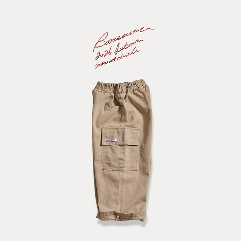 Boneoune - Korean Children Fashion - #discoveringself - Cotton Bio Cargo Pants - 10