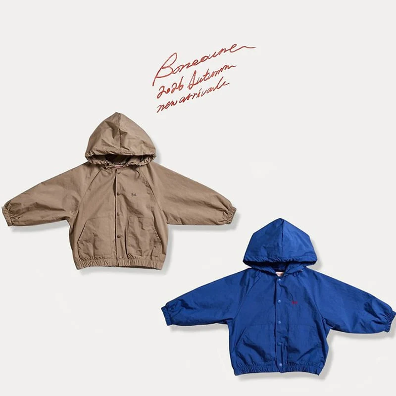 Boneoune - Korean Children Fashion - #discoveringself - Square Windbreaker