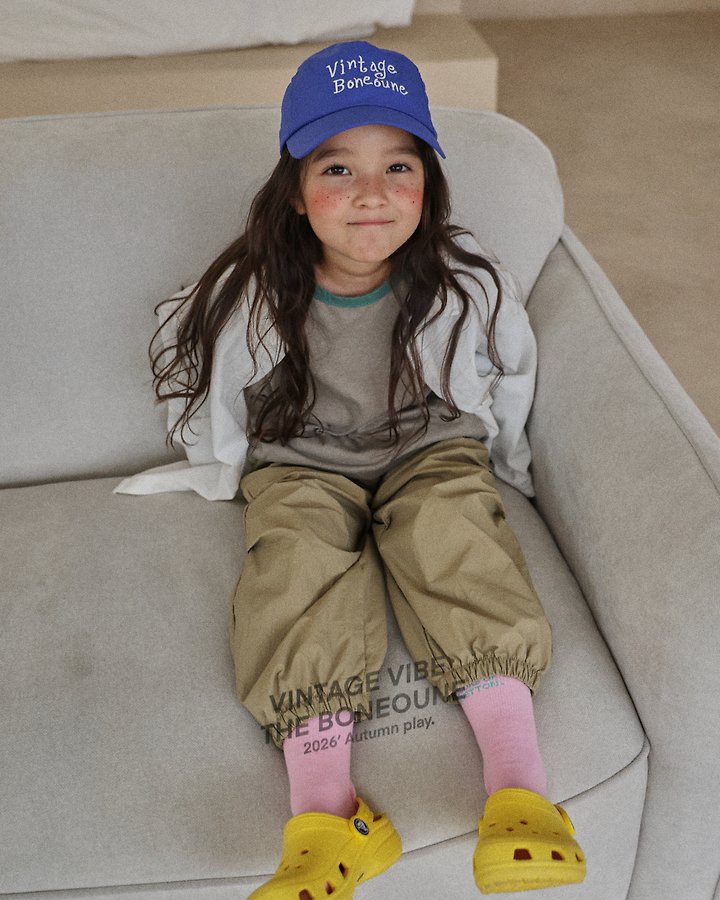 Boneoune - Korean Children Fashion - #fashionkids - Two Turn Nylon Jogger Pants - 12