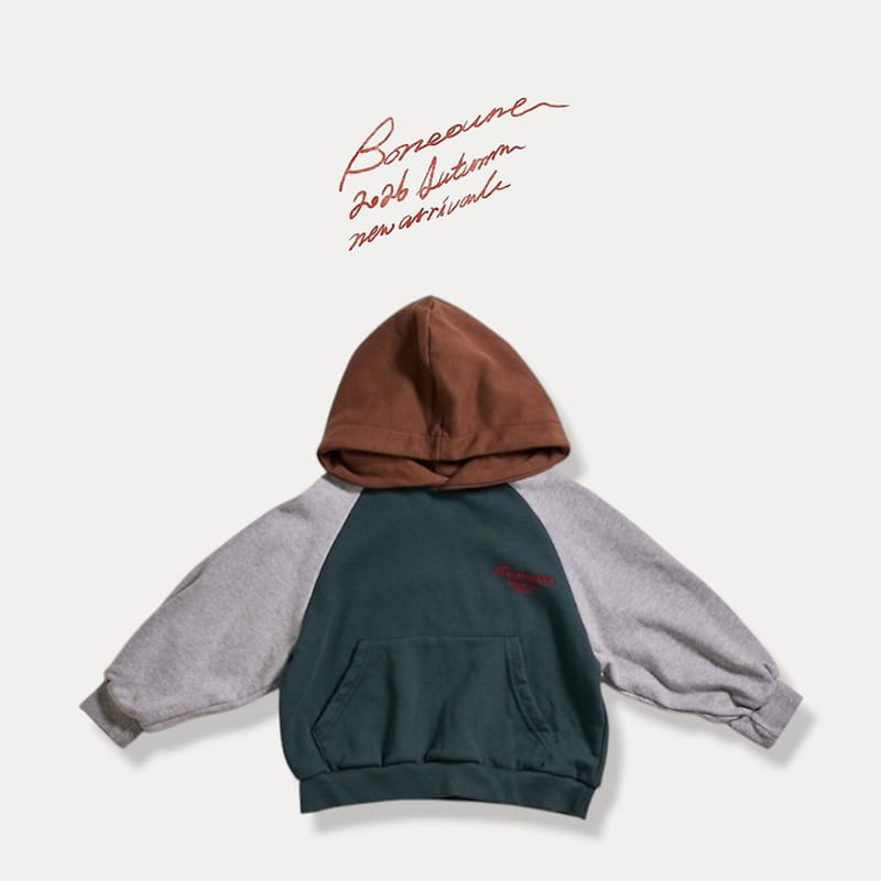 Boneoune - Korean Children Fashion - #fashionkids - Three Colors Hoodie - 3