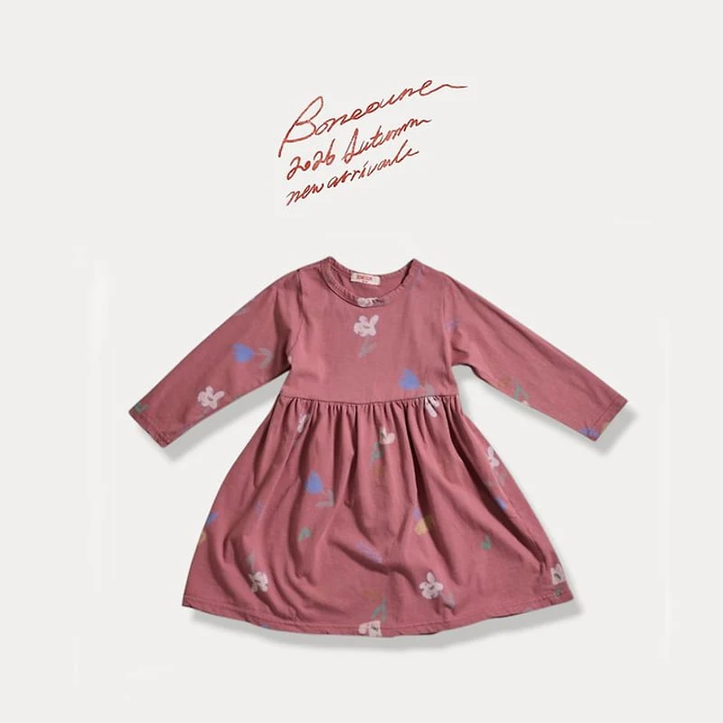 Boneoune - Korean Children Fashion - #fashionkids - Chello Flower One-piece