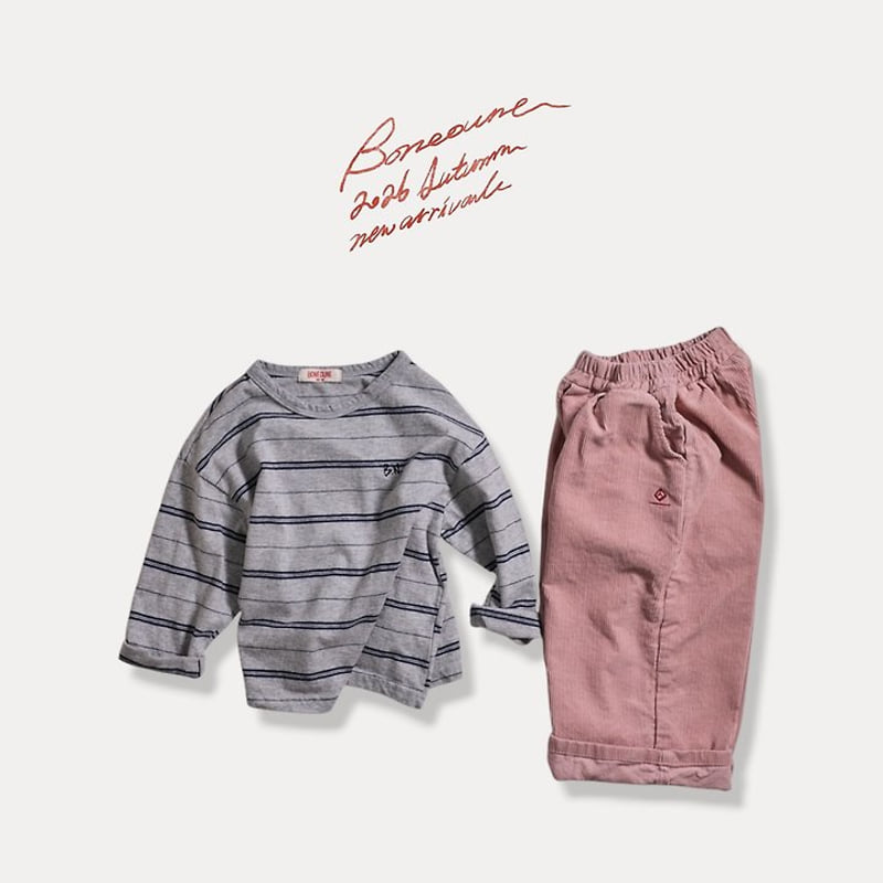 Boneoune - Korean Children Fashion - #fashionkids - Friends Corduroy Pants - 8