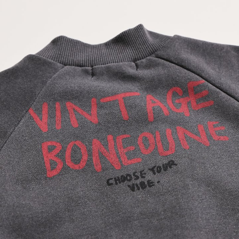 Boneoune - Korean Children Fashion - #kidsshorts - Carbone Pigment Zip-up - 7
