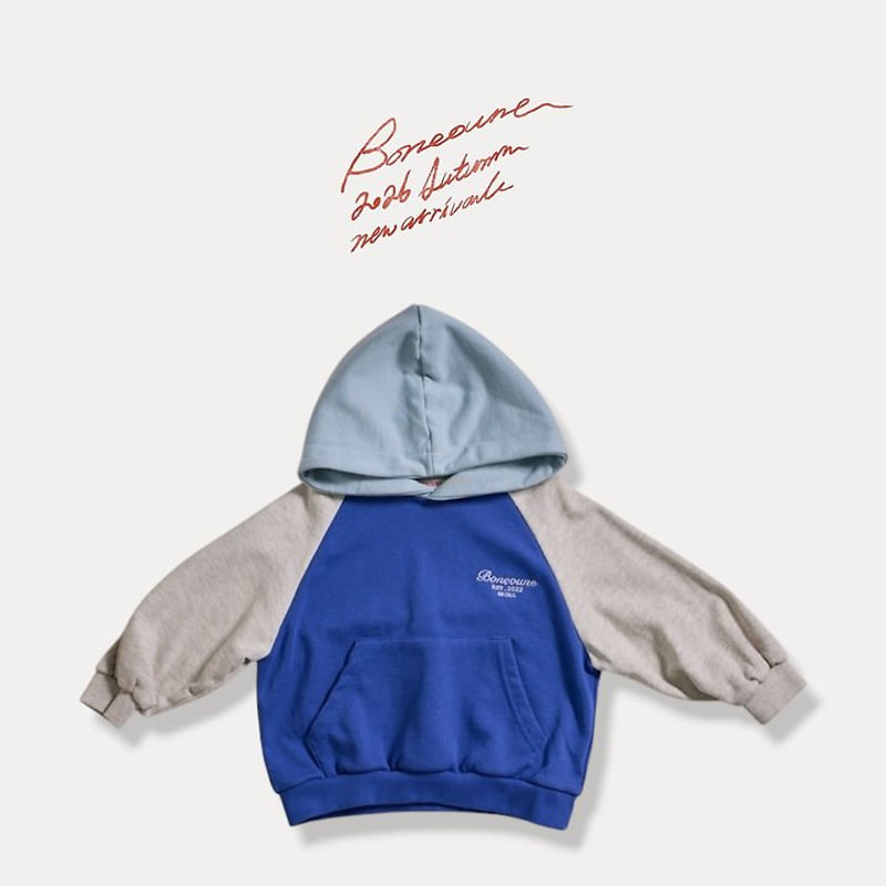 Boneoune - Korean Children Fashion - #fashionkids - Three Colors Hoodie - 4