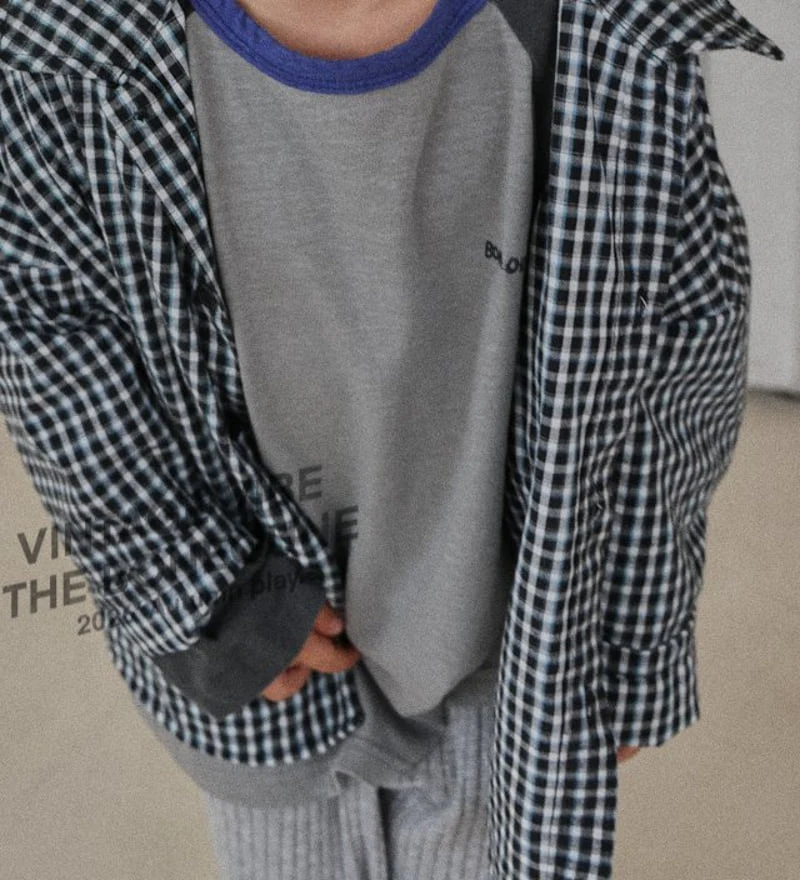 Boneoune - Korean Children Fashion - #kidsshorts - Gogo Check Shirt - 8