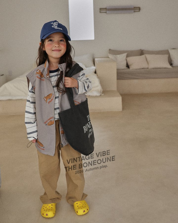 Boneoune - Korean Children Fashion - #kidsshorts - Tiger Vest - 11