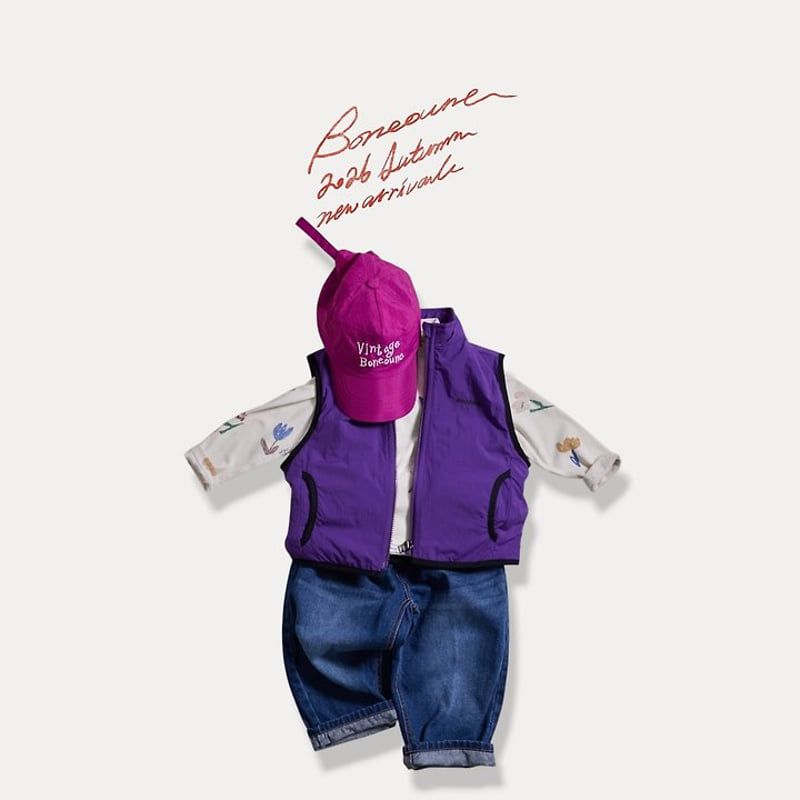 Boneoune - Korean Children Fashion - #kidsstore - Autumn Easy Go Denim Pants - 5