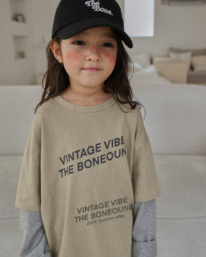 Boneoune - Korean Children Fashion - #kidsstore - Vintage Layered Tee - 10
