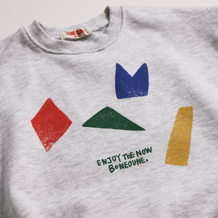 Boneoune - Korean Children Fashion - #kidsstore - Shape Sweatshirts - 5