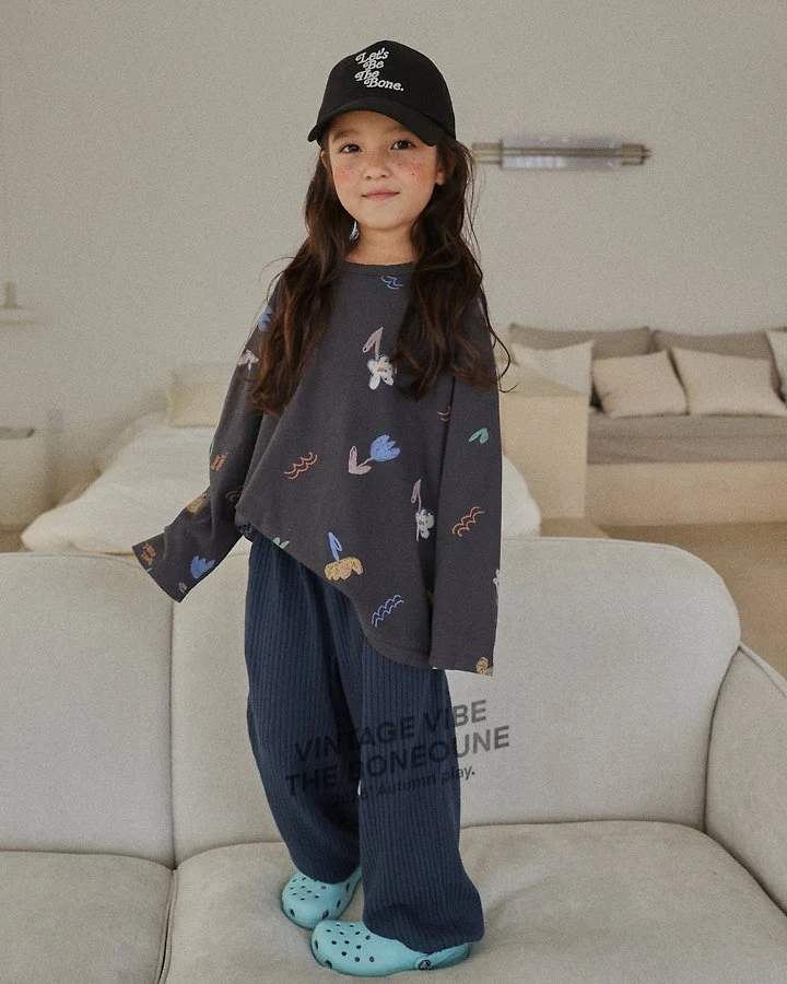 Boneoune - Korean Children Fashion - #littlefashionista - Chello Flower Single Tee - 10